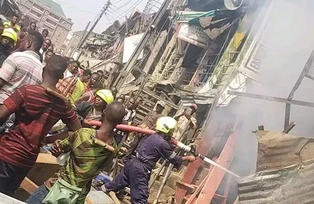 Many feared killed as fire razes Anambra market