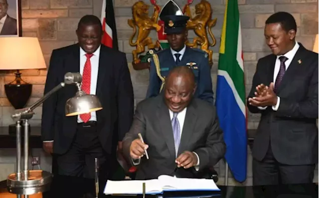 Ramaphosa on State visit in Kenya to reinforce economic, investment relations