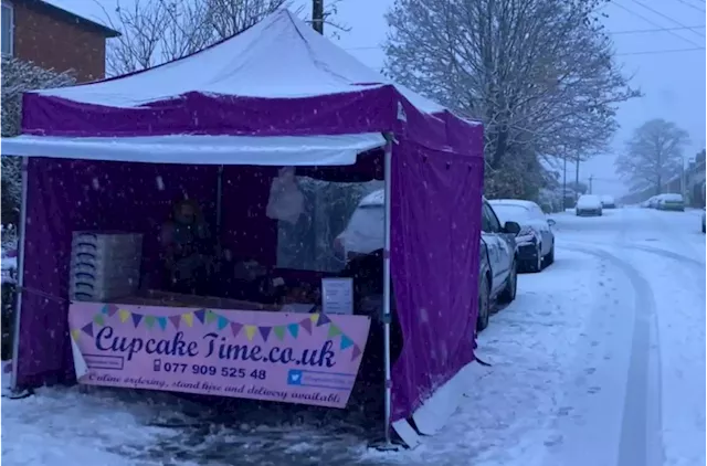 Lonely stallholders are the only ones to turn up at snowed-off Sheffield market - but they still sell out