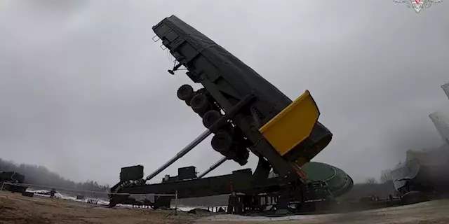 Russia releases video of nuclear-capable ICBM being loaded into a silo launcher | Business Insider