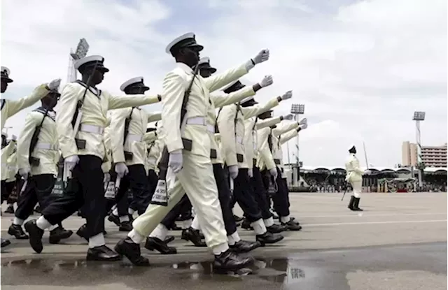 Navy evacuates market refuse in Rivers community