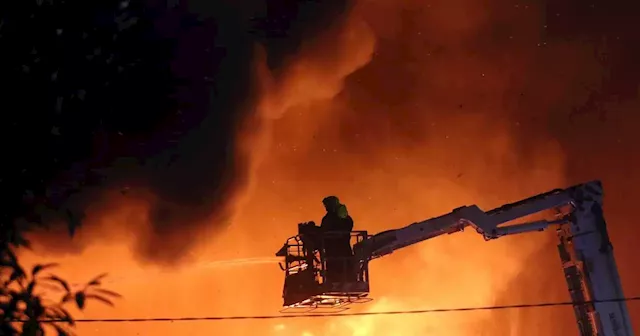 Large fire breaks out at car sales business on outskirts of Limerick city