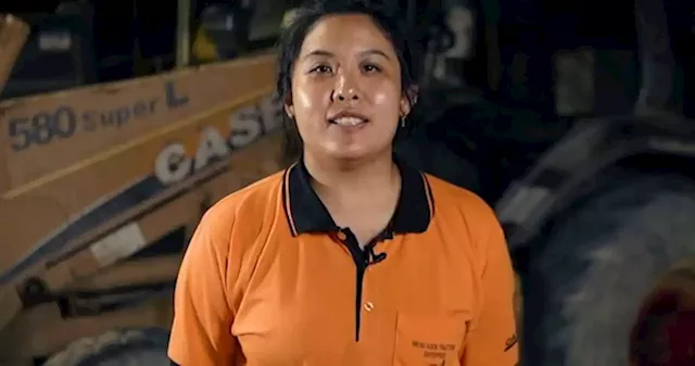 This female excavator operator defied her father's wishes to enter a male-dominated industry