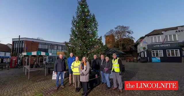 Huge Christmas tree donation for Market Rasen's festive display