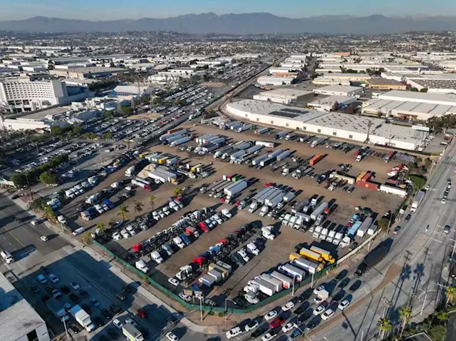 As demand for truck storage spiked, Commerce let company set up parking lots for next to nothing