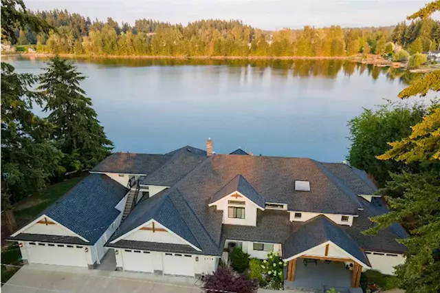 Striking $6M Home with Lake Access Hits the Market in Langley