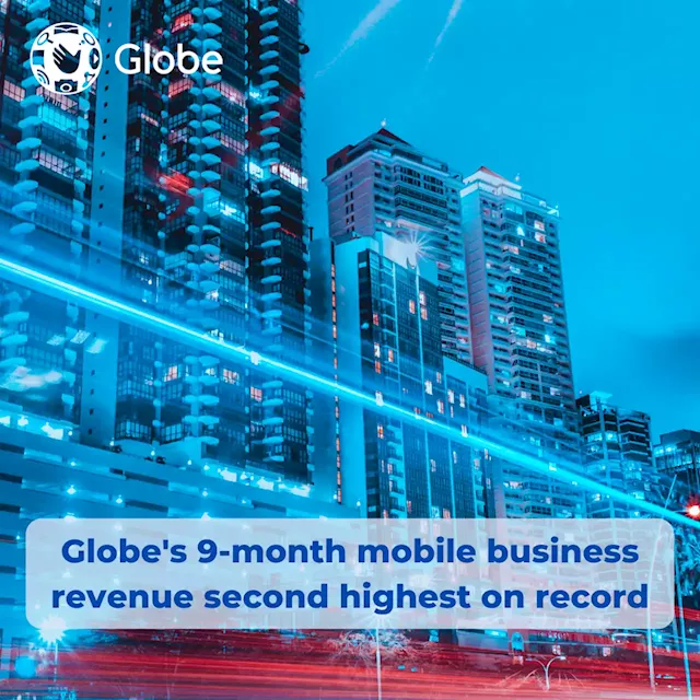 Globe records 2nd highest mobile business revenues