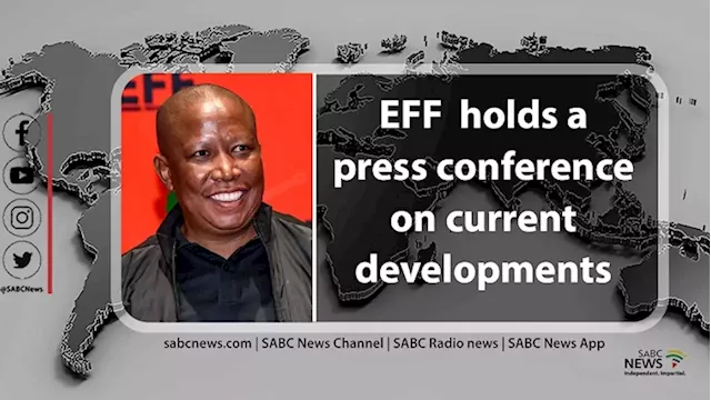 LIVE: EFF press conference - SABC News - Breaking news, special reports, world, business, sport coverage of all South African current events. Africa's news leader.