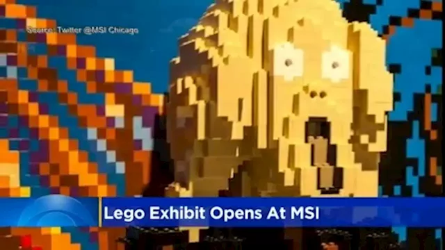 Museum Of Science And Industry's 'Art Of The Brick' Showcases Legos Shaping Famous Works Of Art