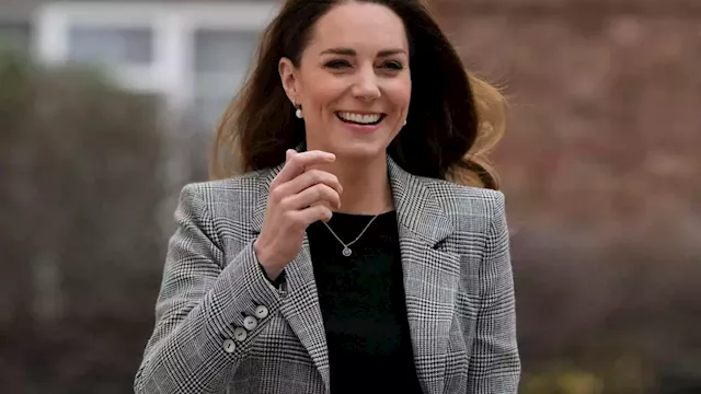 Kate Middleton Nailed the Business Casual Look in a Checked Blazer for Her Latest Engagement