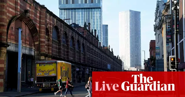 UK pay growth falls behind inflation as cost of living squeeze bites – business live