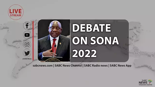 LIVE | Debate on the State of the Nation Address – Day 2 - SABC News - Breaking news, special reports, world, business, sport coverage of all South African current events. Africa's news leader.