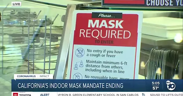 Business owners look forward to California mask mandate ending