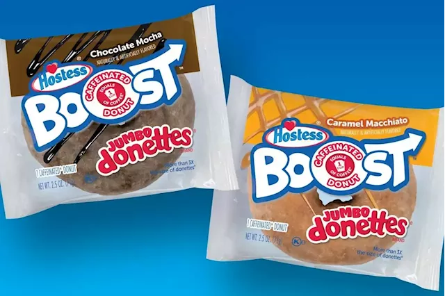 Snack maker Hostess unveils caffeinated doughnuts as market for caffeine-spiked food heats up