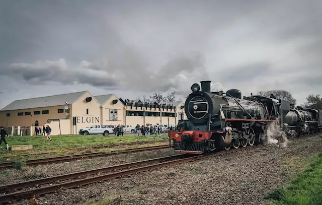 All aboard the train to market paradise at the Elgin Railway Market!