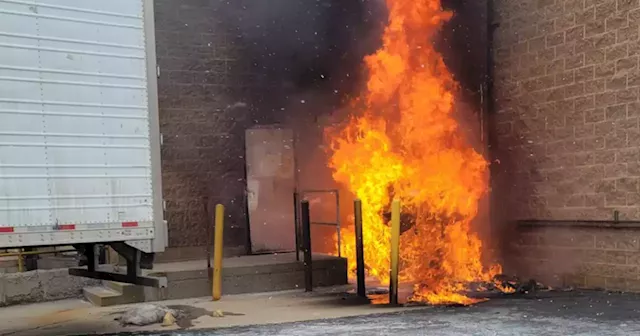 Dumpster fire behind Salt Lake City business causes precautionary evacuation