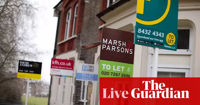 UK house prices hit record high, but cost of living squeeze will slow growth ‘considerably’ – business live