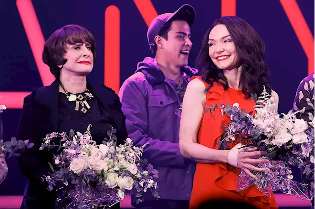 Patti LuPone jokes about getting hit with roses at ‘Company’ curtain call