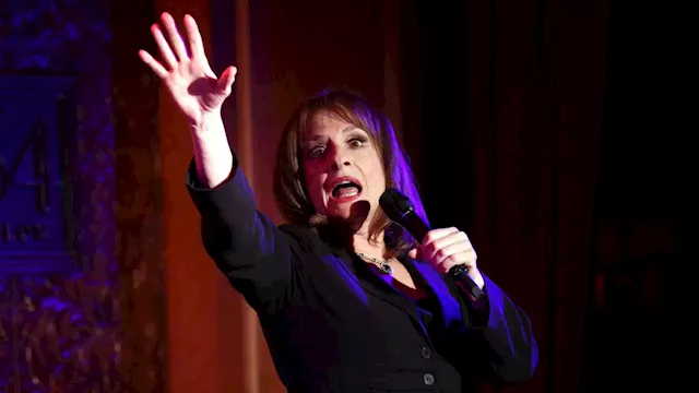 Patti LuPone Hit in the Head with Roses During Company Curtain Call