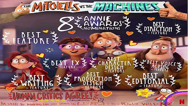 'The Mitchells vs. the Machines' scoops top prize at Annie awards - SABC News - Breaking news, special reports, world, business, sport coverage of all South African current events. Africa's news leader.