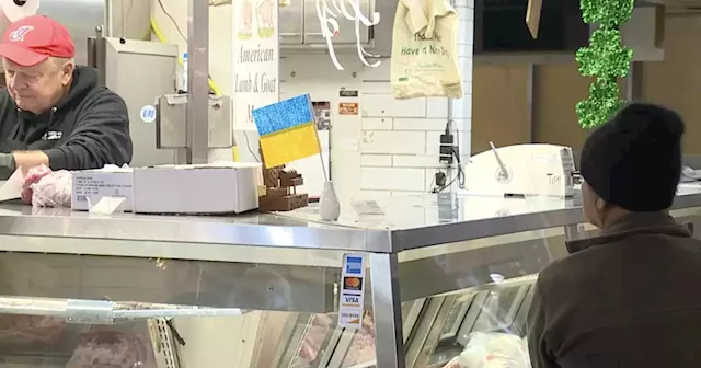 Jim's Meats at West Side Market helping vendors show support for Ukraine