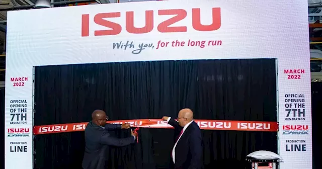 Isuzu's R1,2 billion investment for its D-Max bakkie production reaches fruition