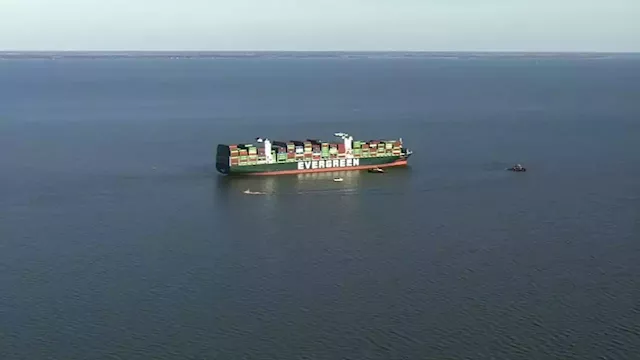 Ever Forward ship runs aground in MD; vessel owned by same company responsible for Suez Canal issue