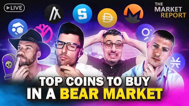 Top coins to buy in a bear market | The Market Report