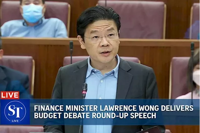 Watch live: Finance Minister Lawrence Wong delivers Budget round-up speech