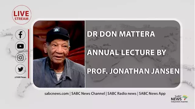 LIVE: Inaugural Don Mattera Lecture - SABC News - Breaking news, special reports, world, business, sport coverage of all South African current events. Africa's news leader.