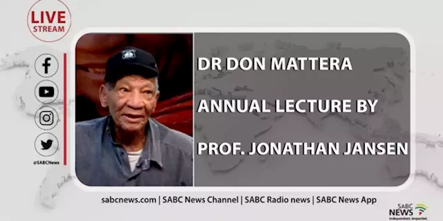 LIVE: Inaugural Don Mattera Lecture - SABC News - Breaking news, special reports, world, business, sport coverage of all South African current events. Africa's news leader.