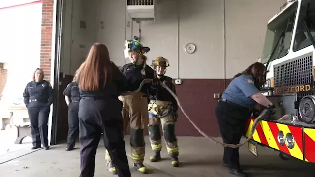 NJ fire company makes history after all female crew on shift in Deptford Township