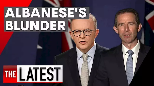 Finance Minister weighs in Albanese’s awkward press conference fumble | 7NEWS