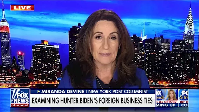 Miranda Devine: 'Miles of evidence' tying Joe Biden to Hunter's business dealings