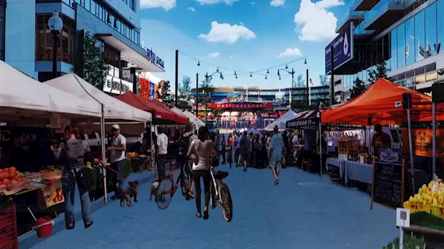 'Half Street Central Farm Market Opens in Ward 8 in front the National Stadium'