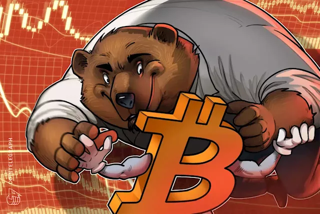 Bitcoin price dip to $39.2K places BTC back in ‘bear market’ territory