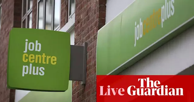 UK jobless rate drops as more people leave labour market, and wage squeeze continues – business live