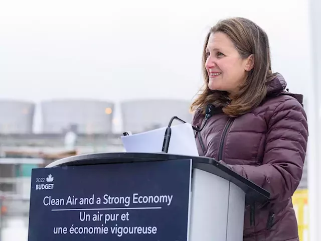 Freeland confident CO2 tax credit will lure large-scale investment