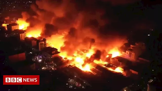 Hargeisa fire: Inferno devastates market in Somaliland's capital