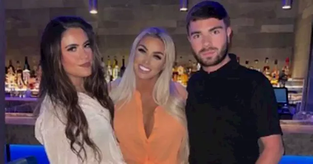 Katie Price kisses business partner on night out