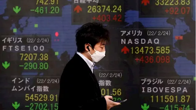 Stocks wobble as China lockdowns drag; yen wallows