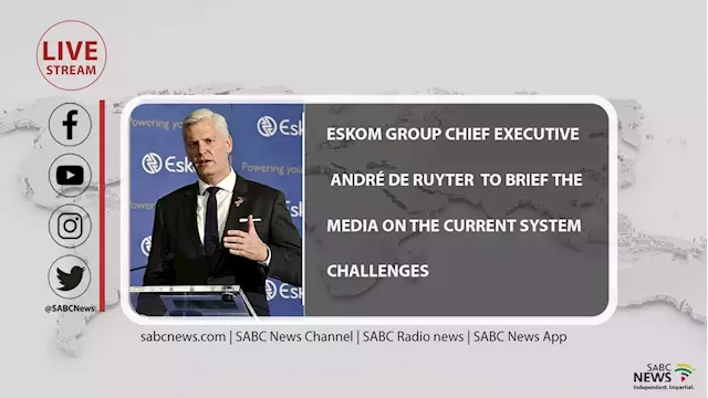 LIVE: Eskom briefs media on current system challenges - SABC News - Breaking news, special reports, world, business, sport coverage of all South African current events. Africa's news leader.