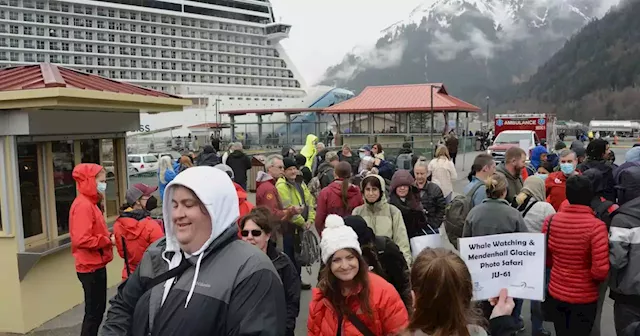 Alaska’s 1st large cruise ship of the season arrives as industry hopes for revival