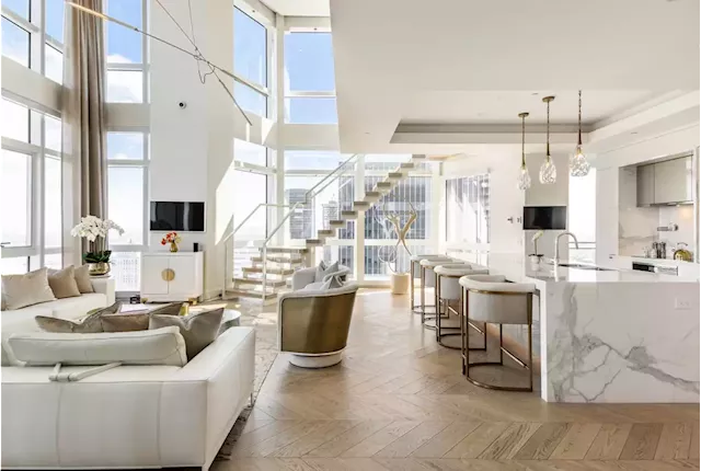 On the market: Two-storey penthouses