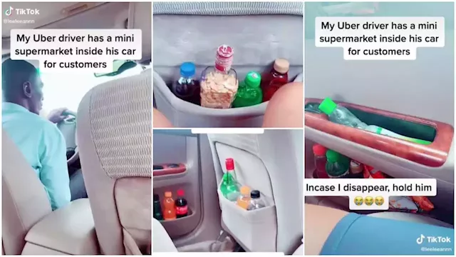 'Business class': Driver turns car into mini shop, treats passengers to goodies