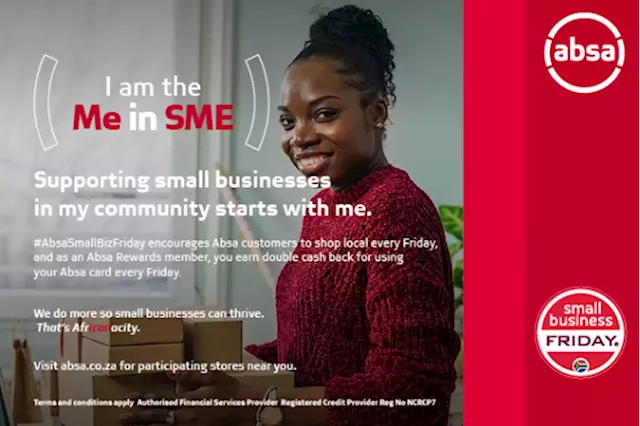 Absa Small Business Friday campaign offers real cash-back rewards to SMEs and retail customers