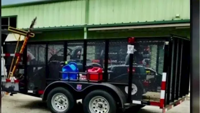 ‘This is how we pay our bills’ Owner of veteran-run lawn care business says trailer, equipment stolen by suspected thieves