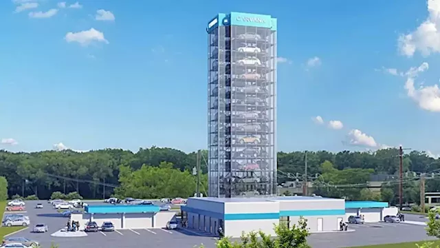 Skokie Officials Pump Brakes on Carvana Tower After Illinois Suspends Company’s Dealer’s License