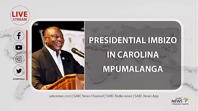 LIVE | President Ramaphosa leads the Presidential Imbizo in Mpumalanga - SABC News - Breaking news, special reports, world, business, sport coverage of all South African current events. Africa's news leader.