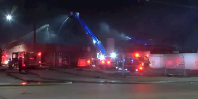 Cleveland firefighters battle blaze at Union-Miles business for 2nd time in 2 years